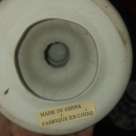 Vintage White Floral Accented Candle Holders. Table candles, home decor, used - Picture 4 of 7